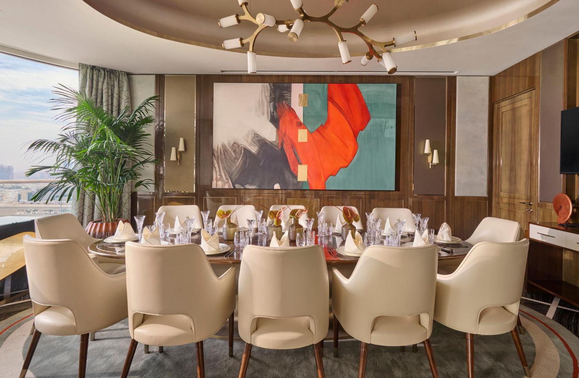 Mandarin Oriental Al Faisaliah, Riad Exterior foto Dining room